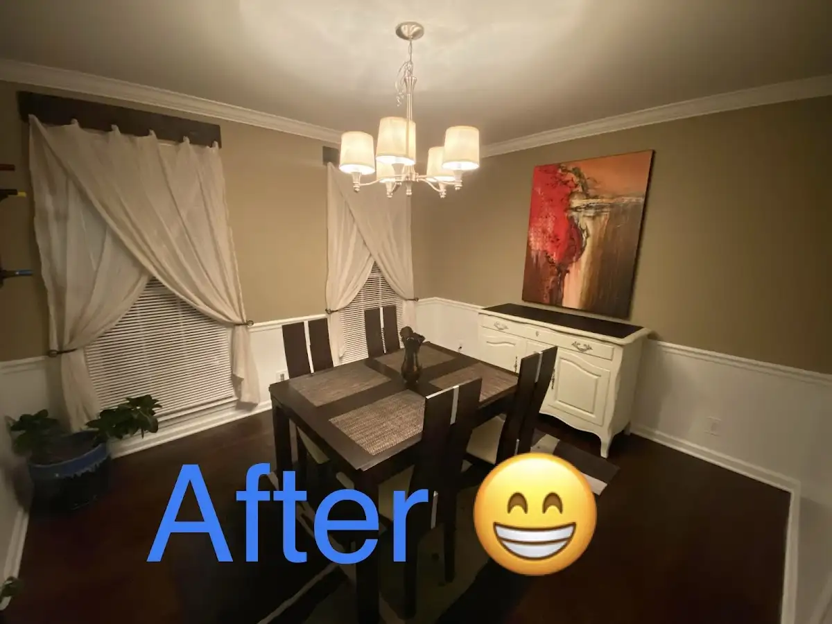 Professional dining room restoration after water damage in Elba